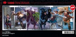 DUNGEONS AND DRAGONS - Characters - Panorama Puzzle 1000P