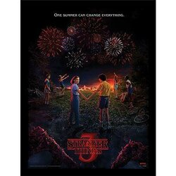 STRANGER THINGS - One Summer - Collector Print 30x40cm