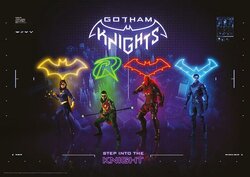 GOTHAM KNIGHTS - Into the Knight - Art Print - Edition Limit?e 'A3'