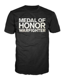 MEDAL OF HONOR WARFIGHTER  - T-Shirt Black - LOGO (S)