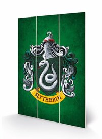 HARRY POTTER - Slytherin Crest - Wood Print 20x29.5