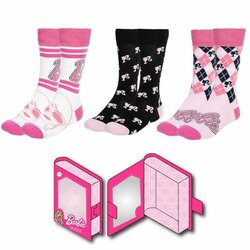 BARBIE - 3 Pairs socks Pack (Taille 36-43)