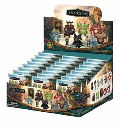 HOW TO TRAIN YOUR DRAGON-2025 Movie -3D Foam Bag Clip (Display 24 Pcs)