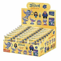 LILO & STITCH MOVIE - Series 1 - 3D Foam Bag Clip (Display 24 Pcs)