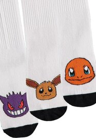 POKEMON - Trio - Pack of 3 pairs of Sport socks (T39-42)