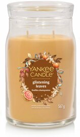 Yankee Candle - Glistening Leaves Large Geurkaars - 90 branduren - 2 lonten
