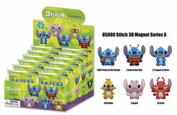 STITCH - Serie 6 - 3D Foam Magnets in blind bags (Display 12 Pcs)