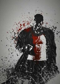 PC SPLATTER - Magnetic Metal Poster 45X32 - Sin