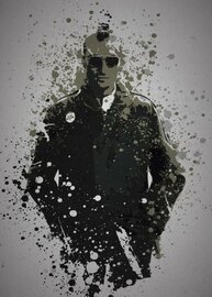 PC SPLATTER - Magnetic Metal Poster 45X32 - Travis