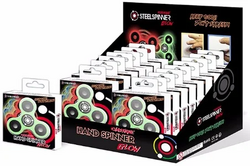 STEELSPINNER - HAND FINGER - Display Classic GLOW 16pces