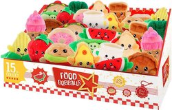 KAWAII - Food - Display of 30 Plushs - 15 Models - 8cm