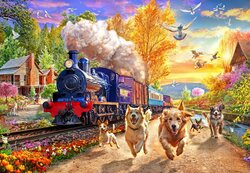 Following the Train - Legpuzzel - 1000 stukjes