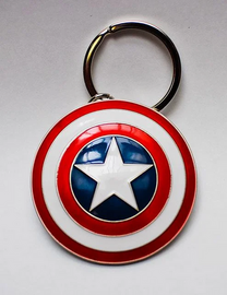MARVEL - 3D Metal Keychain Blister Box - Captain America Shield