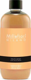 Millefiori Milano Navulling voor Geurstokjes 500 ml - Lime & Vetiver