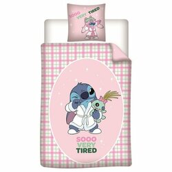 LILO & STITCH - Sooo Very Tired - Duvet Cover 140x200cm + 65x65cm