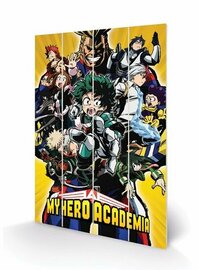 MY HERO ACADEMIA - Heroes - Wood Print 40X59 REPROD