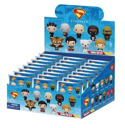 SUPERMAN LEGACY - Series 1 - 3D Foam Bag Clip (Display 24 Pcs)