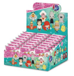 LITTLE MERMAID - Series 1 - 3D Foam Bag Clip (Display 24 Pcs)