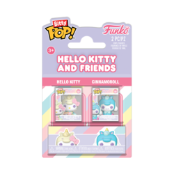 SANRIO - Bitty Pop 2 Pack 2.5cm - Hello Kitty & Cinnamoroll