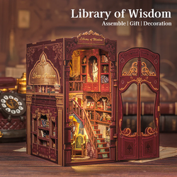 BOOK NOOK KIT - DIY - Library of Wisdom - 281pc + LED Light
