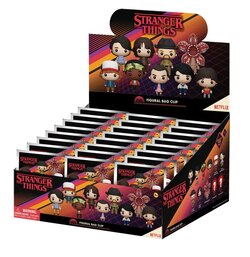 STRANGER THINGS - Series 1 - 3D Foam Bag Clip (Display 24 Pcs)