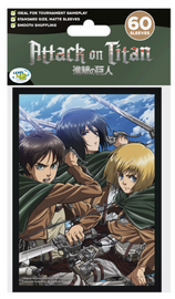 ATTACK ON TITANS - Trio - Card Sleeve Japanese Size (62x89mm)