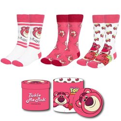 TOY STORY - Lotso - 3 Pairs socks Pack (Size 36-43)