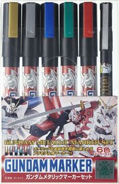 GUNDAM - Gundam Marker GMS-121 Metallic Set