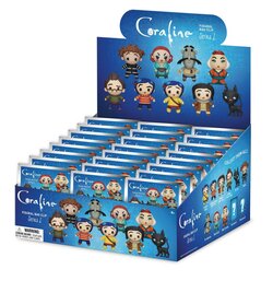 CORALINE - Series 1 - 3D Foam Bag Clip (Display 24 Pcs)