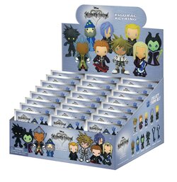 DISNEY KINGDOM HEARTS - Series 2 - 3D Foam Bag Clip (Display 24 Pcs)
