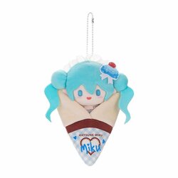 HATSUNE MIKU - Cr?pe Mascot C - Keychain Pouch 15x17cm