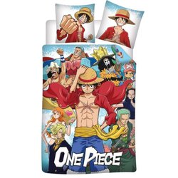 ONE PIECE - Duvet Cover 140x200cm + 65x65cm - Straw Hat Crew