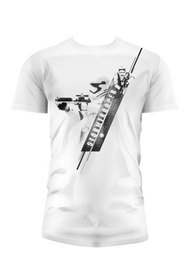 STAR WARS 7 - T-Shirt Storm Trooper Blaster - White (S)