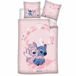 LILO & STITCH - Stitch & Angel - Duvet Cover 140x200cm + 65x65cm