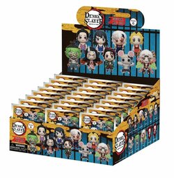 DEMON SLAYER - Series 6 - 3D Foam Bag Clip (Display 24 Pcs)