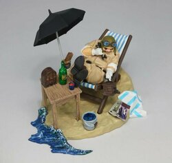 PORCO ROSSO - Porco - Model Kit to paint 1/48 21.3x15.7x5.6cm