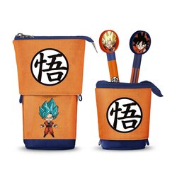 DRAGON BALL SUPER - Vertical "Cute" Pencil Case + 2 Gel Pen