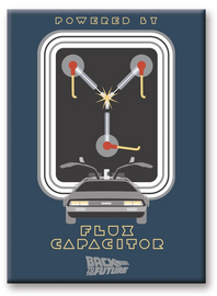 BACK TO THE FUTURE - Flux Capacitor - Magnet 6.3x8.9cm