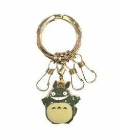 MY NEIGHBOR TOTORO - Grey Totoro smile - Metal Keychain