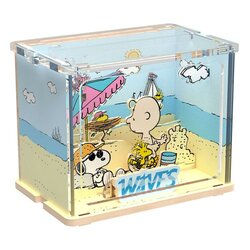 PEANUTS - Mini Scene Chilling At The Beach - Wood Model Kit