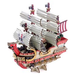 ONE PIECE - Red Force - Wood Model Kit 14x7.1x13.7cm
