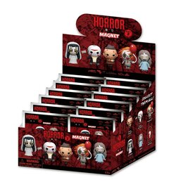 WB HORRORS - Series 2 - 3D Foam Magnets in blind bags (Display 12 Pcs)