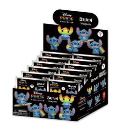STITCH - Serie 7 - 3D Foam Magnets in blind bags (Display 12 Pcs)
