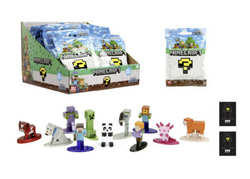 MINECRAFT - Display of Blind Nano Figures - 13 Assortment - 24pc