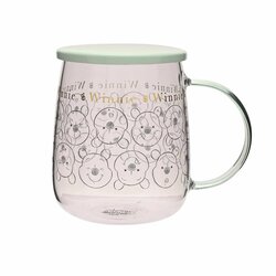 DISNEY - Winnie - Glass Mug with Lid 540ml