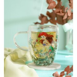 DISNEY PRINCESS - Ariel - Glass with Dried Flowers 300ml