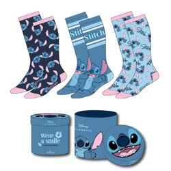 STITCH - Head - 3 Pairs socks Pack (Size 36-43)