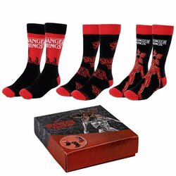 STRANGER THINGS - 3 Pairs socks Pack (Size 40-46)