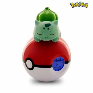 POKEMON - Bulbasaur Pokeball - Alarm Clock with LED Lamp