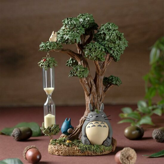 MY NEIGHBOR TOTORO - Camphrier & Totoro - Diorama Sand Timer 16cm
